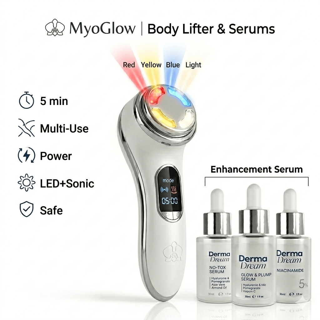 myoglow arm sculpting device specifications and design
